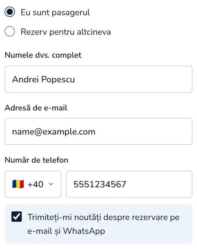 Spuneți-ne cine călătorește